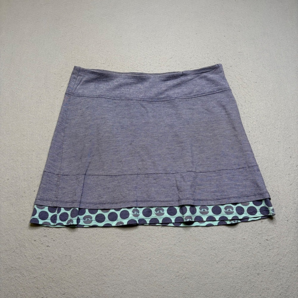 Smartwool Skirt Womens S Purple Merino Wool Tencel SW0SF168 Active Outdoor Mini
